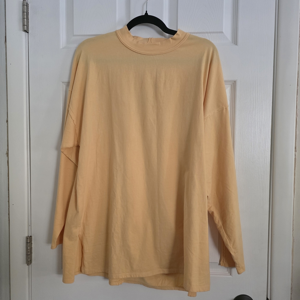 We The Free Long Sleeve Tee Size Small Color FLAX